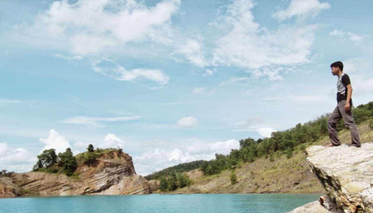 Danau Biru Pengaron Dulunya Wilayah Tambang