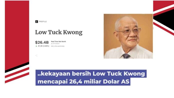Low Tuck Kwong, Orang Terkaya Indonesia di Bidang Energi